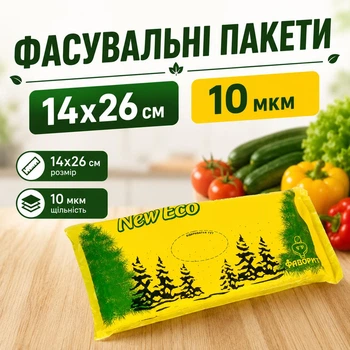 Фасувальний пакет 14x26 см (14-26 гр)