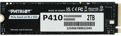 Накопичувач Patriot P410 2TB NVMe PCIe4 M.2 2280 (P410P2TBM28H)