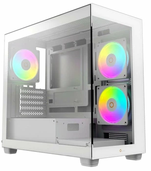 Корпус для ПК Ocypus Gamma C52 ARGB Tempered Glass (GAMMA-C52-WHD300XX-GL) White mATX без БЖ