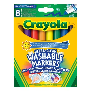 Набор фломастеров Crayola Ultra-Clean Washable Markers 8 шт ,256348.012