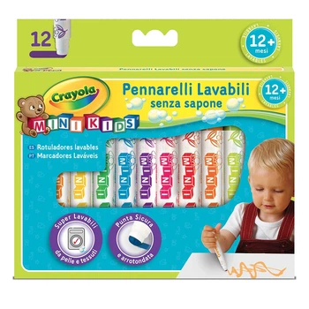 Набор фломастеров Crayola Mini Kids Washable 12 шт
