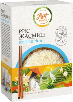 Рис Жасмин Art Foods 100 г × 4 пакетика (0.4 кг) (4820191593244)