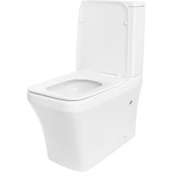 Унитаз компакт Venta Post FT 3/6 л с сиденьем микролифт, белый глянцевый