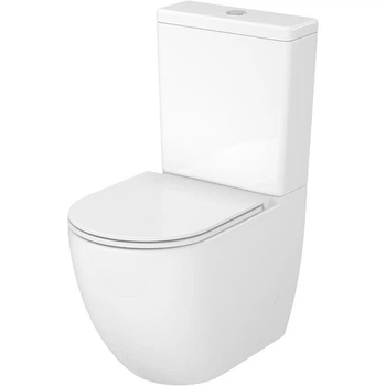 Унитаз компакт Cersanit 931 Remo Pro Oval Tornado 011 3/6 л с сиденьем микролифт, белый глянцевый (K3030-001)