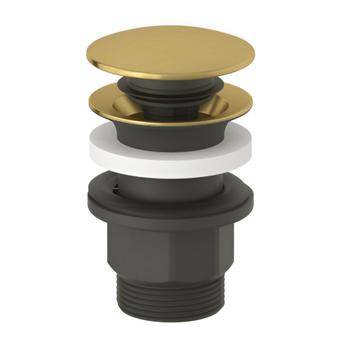 Донный клапан Kludi 1 1/4" для раковины, брашированное золото (10426N000)