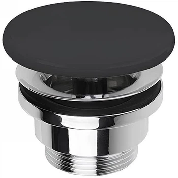 Донный клапан Simas Wave PLCE Click-Clack 1 1/4" для умывальника, антрацит матовый