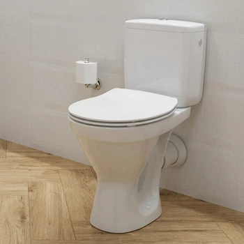 Унитаз компакт Mito (Cersanit) 705 Cersania SimpleOn 675x360 полукруглый, с сиденьем, белый (CCKZ1014916402)