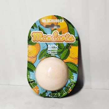 Бомбочка для ванны Mandarin Mr.SCRUBBER 200г.