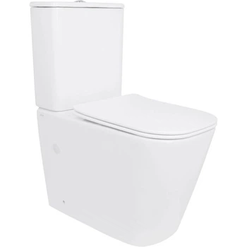 Унитаз компакт Qtap Stork Ultra Quiet 3/6 л с сиденьем микролифт, белый глянцевый (QTSTO27W49260)