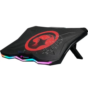 Підставка для охолодження ноутбука Marvo FN-40 з кулером та RGB підсвіткою 9"-17.3"