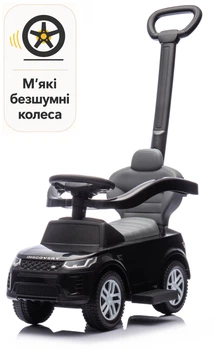 Машинка каталка-толокар Land Rover Discovery лицензия черная (10041)
