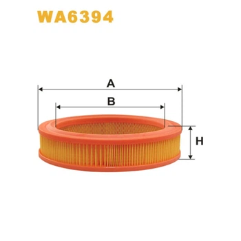 Воздушный фильтр WIX FILTERS WA6394 для Fiat Panda, Fiorino, Daihatsu Cuore