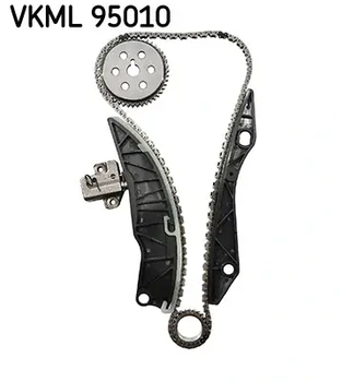 Комплект (шків, ланцюг) SKF VKML95010 KIA Ceed, Soul, Cerato, Rio, Pro Ceed, Carens; Hyundai I30, Accent, I20, Elantra, Veloster, IX20, Creta 243212B000, 243212B200, 2441025000