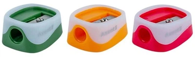 Точилка для олівців Axent Wave, асорті кольорів 1 шт (1166-A)