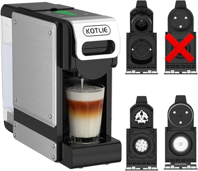 Кофеварка капсульная KOTLIE ST-550 4-в-1 (Nespresso / Dolce Gusto / Lavazza / молотый кофе), 19 бар