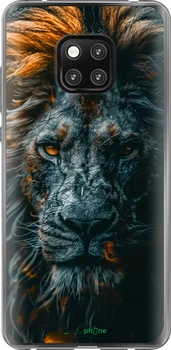 Чехол на Huawei Mate 20 Pro Лев в сумерках "6154t-1567-70447"