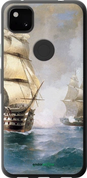 Чехол на Google Pixel 4A Айвазовский. Корабли "160u-1935-70447"