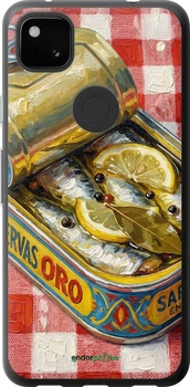 Чехол на Google Pixel 4A Vintage Sardine Tin Phone "6772u-1935-70447"