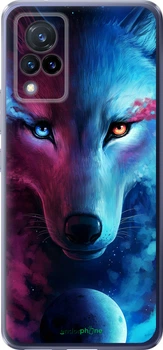 Чехол на Vivo V21 Арт-волк "3999u-2368-70447"