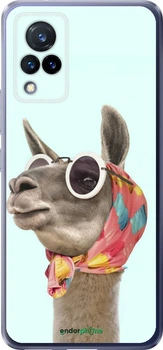 Чехол на Vivo V21 Модная лама "4479u-2368-70447"