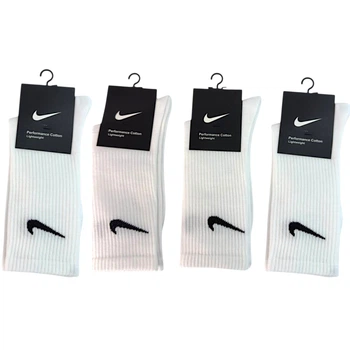 Шкарпетки Nike теніска з резинкою 4 пари One Size White-Black