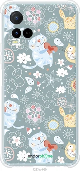 Чехол на Vivo Y21 Котята v3 "1223sp-669-70447"
