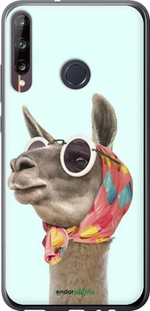 Чехол на Huawei P40 Lite E Модная лама "4479u-1875-70447"