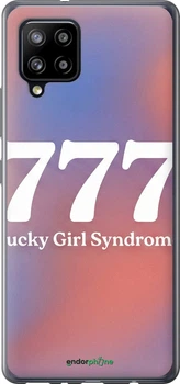 Чехол на Samsung Galaxy A42 A426B Aesthetic Aura Gradient 777 Lucky Energy "6782u-2098-70447"