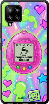 Чехол на Samsung Galaxy A42 A426B Y2K Aesthetic Retro Pet: Годуй мене кавою "6784b-2098-70447"