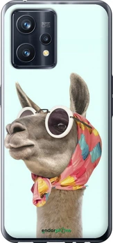Чехол на Realme 9 Pro Plus Модная лама "4479u-2596-70447"