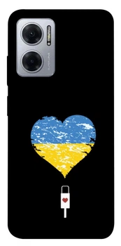 Чохол Demsky З Україною в серці для Xiaomi Redmi Note 11E