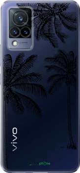 Чехол на Vivo V21 Пальмы1 "4634u-2368-70447"