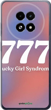 Чехол на Realme 13+ 5G Aesthetic Aura Gradient 777 Lucky Energy "6782u-3891-70447"