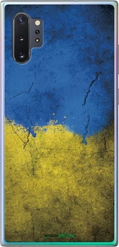Чехол на Samsung Galaxy Note 10 Plus Флаг Украины 2 "401u-1756-70447"