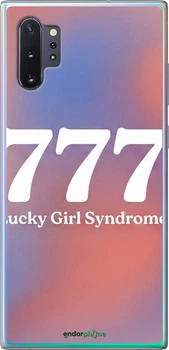 Чехол на Samsung Galaxy Note 10 Plus Aesthetic Aura Gradient 777 Lucky Energy "6782u-1756-70447"