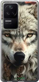 Чехол на Xiaomi Poco F4 Волчий взгляд "6066u-3917-70447"