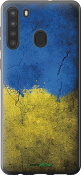 Чехол на Samsung Galaxy A21 Флаг Украины 2 "401u-1841-70447"