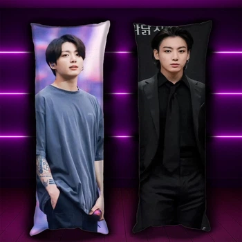 Дакимакура 150х50 см Джонгук Чонгук Jungkook BTS Подушка с наволочкой двусторонняя
