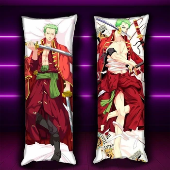 Дакімакура 150х50 см Зоро Трафальгар Ван Піс Trafalgar One Piece Roronoa Zoro Подушка зі знімною навоочкою