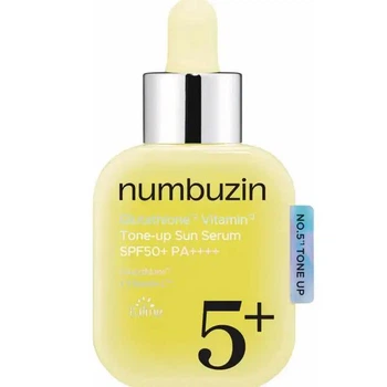 Сонцезахисна освітлююча сироватка Numbuzin No.5 Glutathione Vitamin Tone-up Sun Serum SPF50+ PA++++ 30 мл