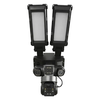 IP PTZ-видеокамера автономная с 4G, прожектором и солнечной панелью 3Mp+3Mp+3Mp Light Vision VLC-1223IGL/3C (Lamp+Solar) f=4mm, на аккумуляторных батареях (75-00358)
