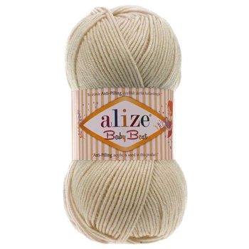 Пряжа ALIZE Baby Best, 599 серо-бежевый