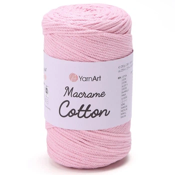 Пряжа YARNART Macrame Cotton, 762 рожевый