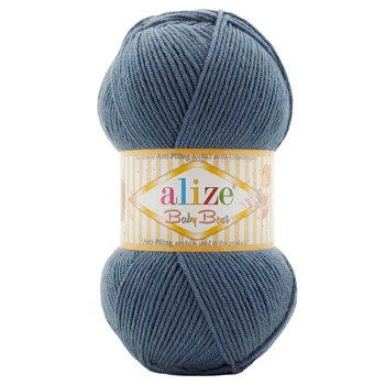 Пряжа ALIZE Baby Best, 418 джинс