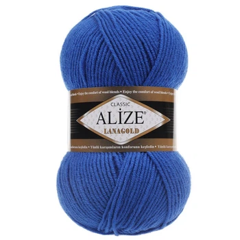 Пряжа ALIZE Lanagold, 141 синий