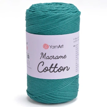 Пряжа YARNART Macrame Cotton, 783 изумруд
