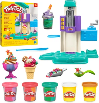 Игровой набор Hasbro Play-Doh Радужное мороженое.