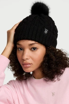 Шапка Victoria's Secret one size Черный (152177)