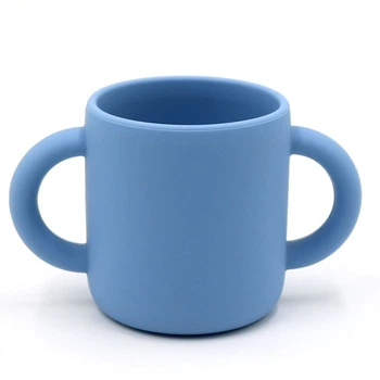 Силіконова чашка з двома ручками Powder Blue