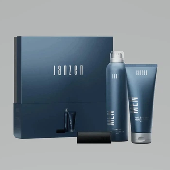 Подарочный набор JANZEN Set M for Men (пена, гель для душа и волос, автомобильный парфюм)